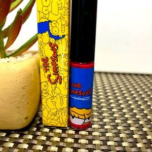 Mac Cosmetics X The Simpsons Lipglass Red Blazer